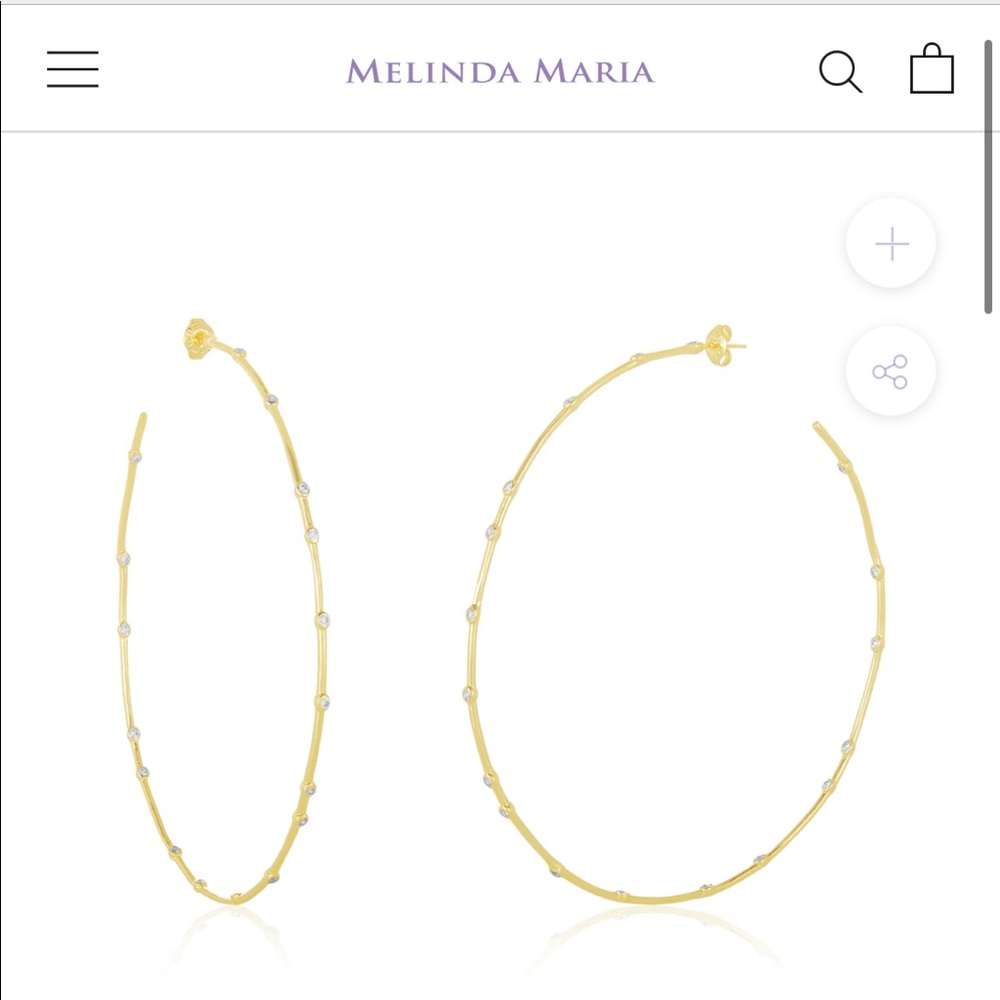 NEW Melinda Maria Big *** Hoops!✨